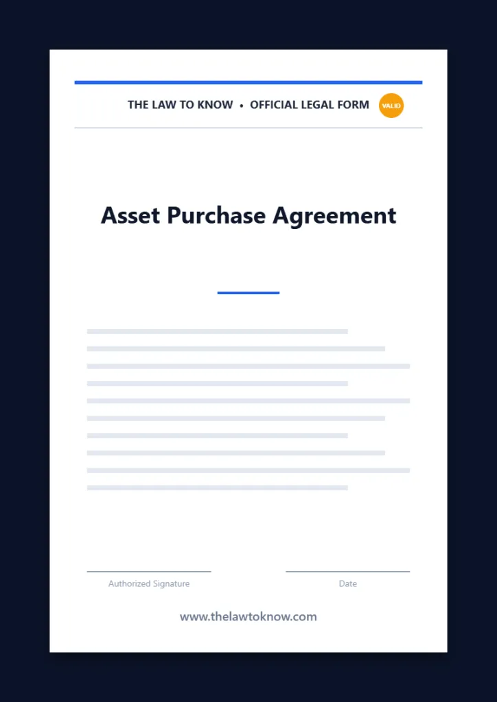 asset purchase agreement 1 1