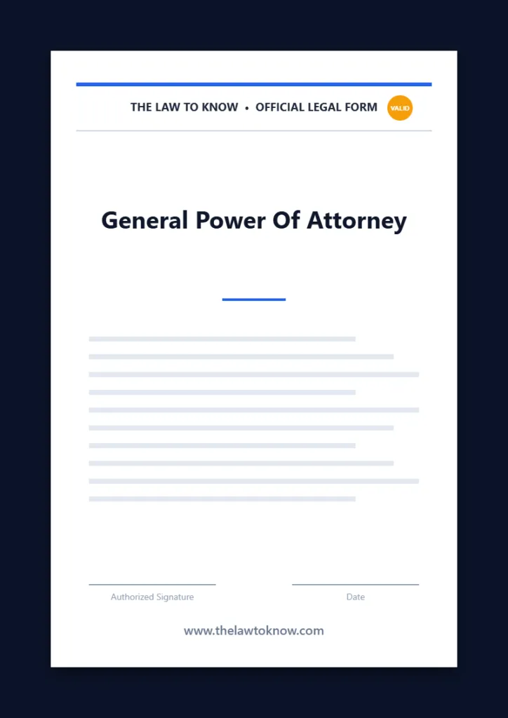 general power of attorney 3