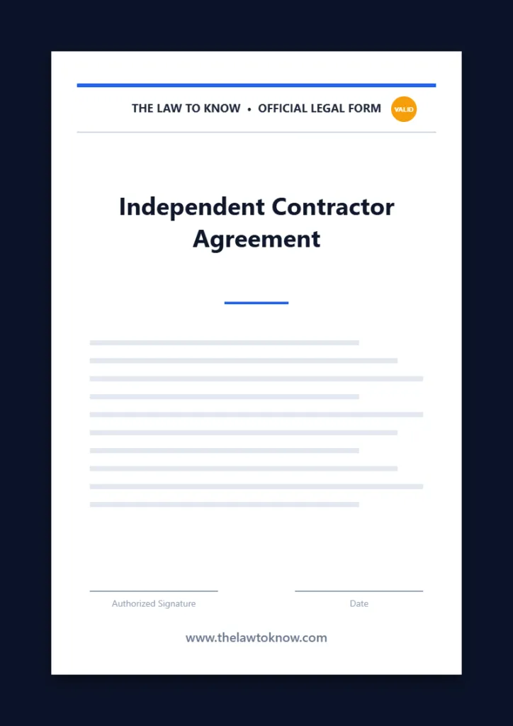 independent contractor agreement 3