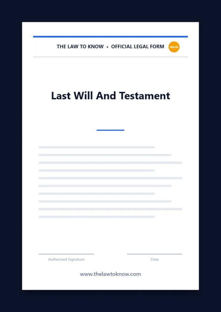 last will and testament 3
