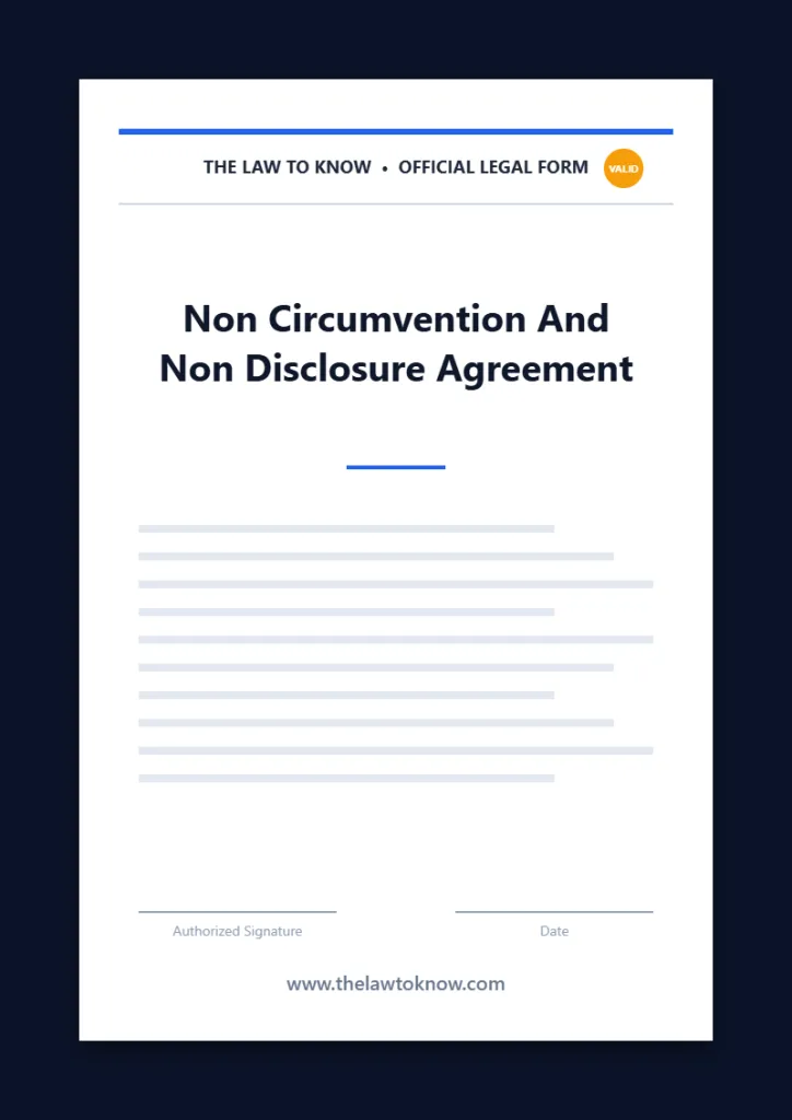 non circumvention and non disclosure agreement 3