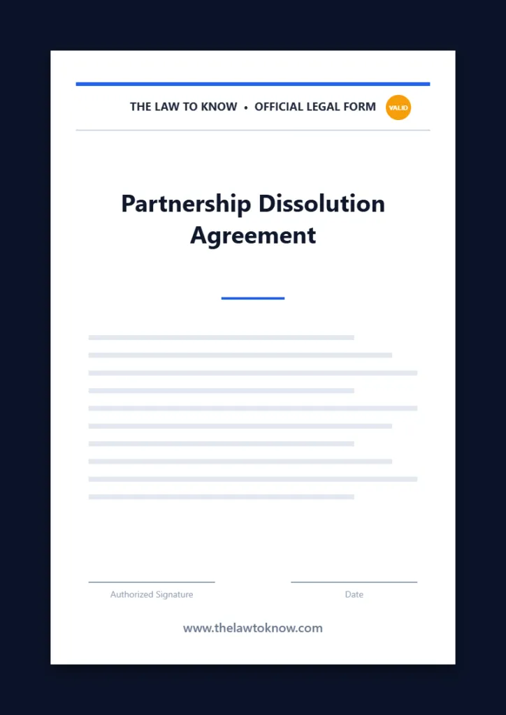 partnership dissolution agreement 3