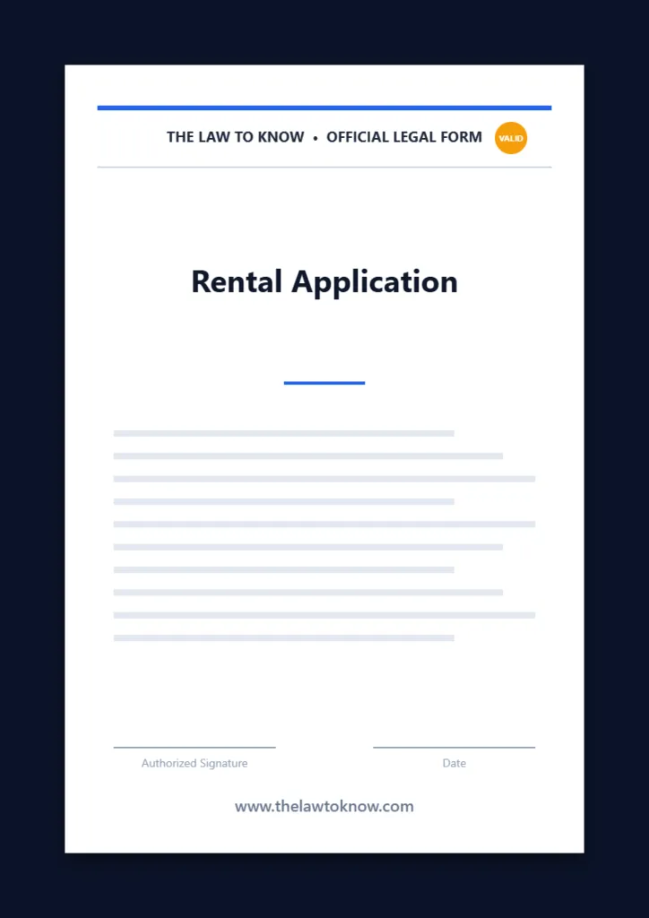 rental application 3