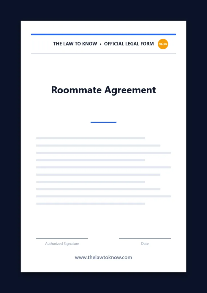 roommate agreement 3